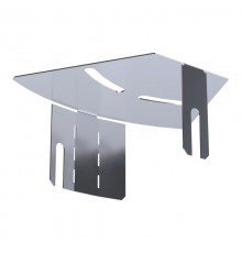 Крышка угла горизонтального изменяемого 0-45 градусов Стандарт INOX (AISI 316) 100  PR16.3636  Промрукав