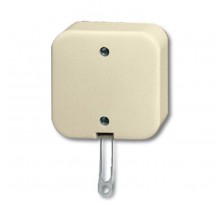 Переключатель со шнурком для открытого монтажа, серия Busch-Duro 2000 AP, цвет слоновая кость  1343-0-0136   2CKA001343A0136  ABB