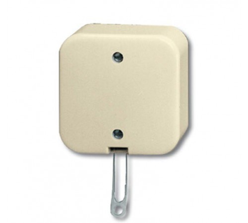 Переключатель со шнурком для открытого монтажа, серия Busch-Duro 2000 AP, цвет слоновая кость  1343-0-0136   2CKA001343A0136  ABB