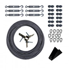 Комплект растяжек для мачты молниеприемной СММ88050Ezetek