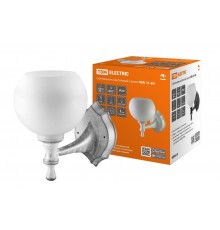 Светильник НББ 21-60-1323 УХЛ4 (белый под серебро, плафон полушар белый)  SQ0370-0202  TDM