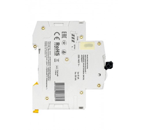 Выключатель автоматический трехполюсный M06N 3P B 13А 6кА ARMAT  AR-M06N-3-B013  IEK