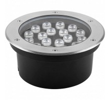 SP2707 Светильник тротуарный,18LED теплый белый, 18W,200*H90mm, IP67  32134  FERON