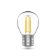 Лампа светодиодная   Basic Filament Шар 5,5W 530lm 4100К Е27 LED (3 лампы в упаковке) 1/20  1051226T  Gauss