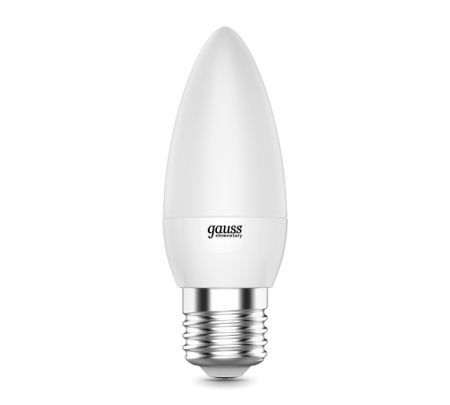 Лампа светодиодная LED 8Вт E27 220В 2700К Elementary свеча  33218  Gauss