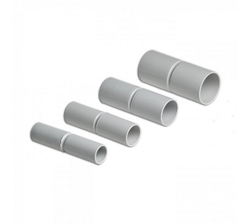 Муфта соедин. для трубы 63мм (пластм.)  М01263  Рувинил