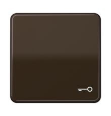 Клавиша с символом "ключ"; коричневая  CD590TBR  Jung