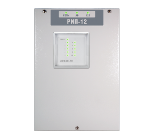 Рез. ист. пит., 12В, 1А, емкость 7 Ач (без аккум), метал.корпус со стеклом  РИП-12 исп. 20 (РИП-12-1/7М2-Р) Болид