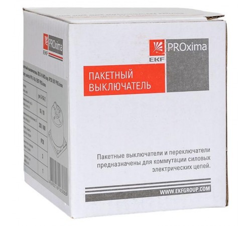 Пакетный выключатель ПВ 3-16 М3 кар. IP30 EKF PROxima  pv-3-16-2  EKF