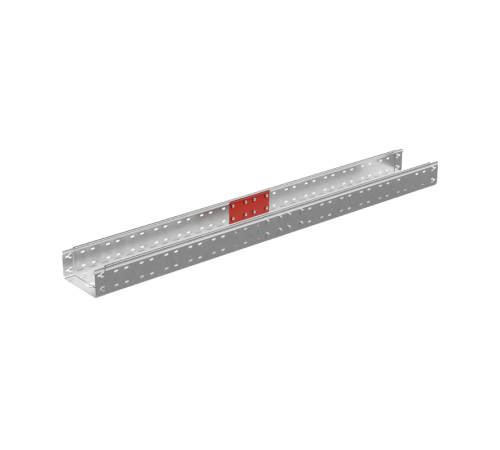 Соединительная пластина усиленная для борта 80 мм "ПЛЮС" INOX304  SPD2plus INOX304  КМ - профиль