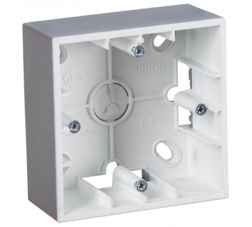 Simon 15 Алюминий Монтажная коробка для накладного монтажа, 1 пост  1590751-033  Simon