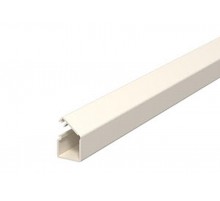 Мини-канал WDK с крышкой 12,5x12,5x2000 мм (самоклеящийся со скотчем) ПВХ кремовый RAL 9001  6150179  OBO Bettermann