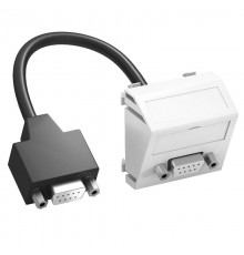 Мультимедийная рамка D-Sub9 Modul45 (белый) (MTS-DB9 F RW1)  6104694  OBO Bettermann