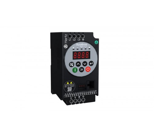 Преобразователь частоты STV050 0,4 кВт 220В ЭМС С3 + LED панель оператора  STV050U04M2  SE