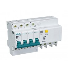 Выключатель автоматический дифференциального тока ДИФ-101 4п 60А C 300мА тип AC (8 мод)  15049DEK  DEKraft