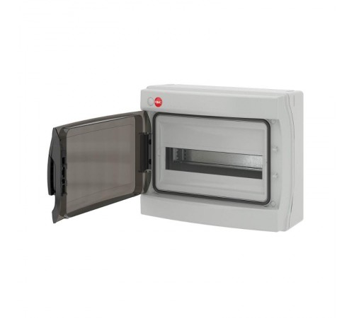 Щиток настенный с дверцей 12модулей IP65, серый с усиленным клеммным блоком 1х87312  85712  DKC