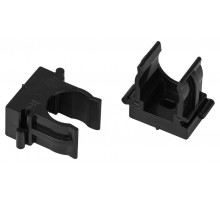 Крепеж клипса для труб  CLIP-16-B-MP d 16мм черный для монтажного пистолета (прямой монтаж) 100шт CLIP-16-B-MP  Б0062029  ЭРА