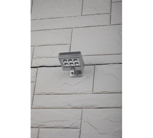 ERAFS024-07 Прожектор фасадный с датчиком движения c выносной солнечной батареей, 6LED,150lm  Б0044247  ЭРА