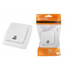 Выключатель 1 кл. с подсветкой 10А белый "Онега"   SQ1805-0004  TDM