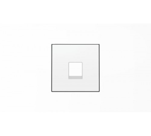 Накладка для телекоммуникационных розеток типа 8117... и/или 8118..., серия SKY, цвет альпийский белый2CLA851700A1101 ABB