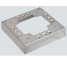 Simon Connect Соединительный цоколь, 4 перф. к/к 85x18мм, сталь  KTA804-8  Simon