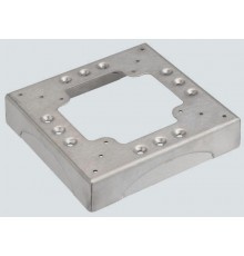 Simon Connect Соединительный цоколь, 4 перф. к/к 85x18мм, сталь  KTA804-8  Simon