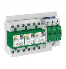 Комплект УЗИП 3 полюсный (Класс I+II), 255 В (PS3-VA TNC+FS)  5089775  OBO Bettermann
