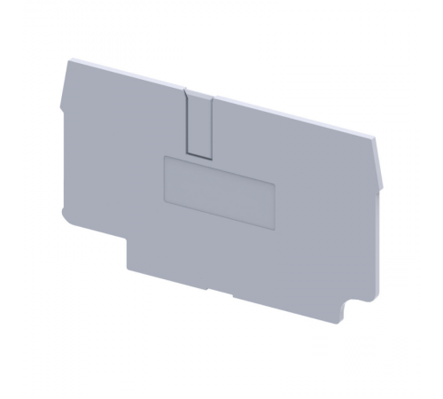 Крышка концевая для клеммы проходной OptiClip EPCX10-серый  289726  КЭАЗ