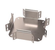 Ответвитель Х-образный Стандарт INOX (AISI 409) 100х80  PR16.3233  Промрукав