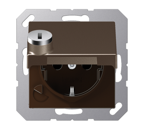 SCHUKO® розетка с замком A1520BFKLSLMO Jung