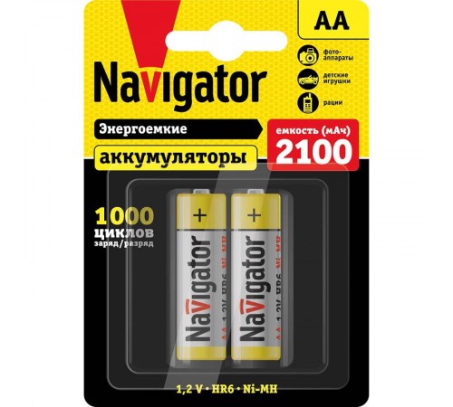 Аккумулятор NHR-2100-HR6-BP2  94463  Navigator