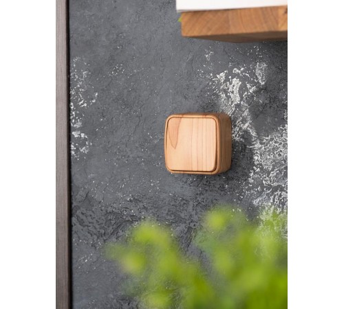 Выключатель 1-клавишный ОП Минск 10А светлое дерево EKF  EGV10-021-30  EKF