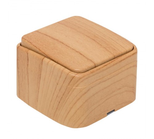 Выключатель 1-клавишный ОП Минск 10А светлое дерево EKF  EGV10-021-30  EKF