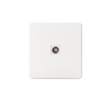 Розетка ROUND TV с/у перламутр  KR-78-0723-1  Kranz