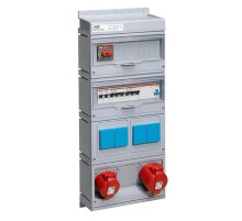 Бокс MPR32/1MS с розетками в сборе, IP44, пластик  2CMA168984R1000  ABB