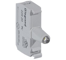 Блок подсветки для индикаторных кнопок и диффузоров - Osmoz - для комплектации - под винт - 48В~/= - белый  022920  Legrand