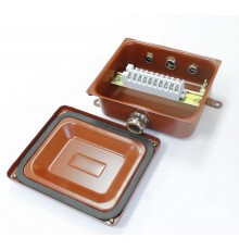 Коробка распределительная соединительная КС-10 IP65 УХЛ1,5 латунный ввод  zeta30335  ГОФРОМАТИК