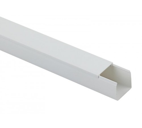 KK-W-25-25 Кабель-канал ЭРА 25x25 белый (50м.)  Б0031134  ЭРА