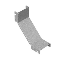 Крышка к угловому соединителю внутреннему к лотку ПЛК 100х35, толщ. 1,2 мм, Сендзимир цинк, 020513  КУСВНП90-100х35-1,2-СЦ   Ostec