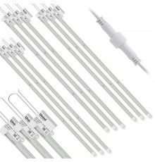 Светильник светодиодный для растений, 600мм спектр для фотосинтеза ULY-P90-10W/SPFR/K IP65 AC220V CLEAR KIT09 Набор из 9-ти штук  UL-00003852  Uniel