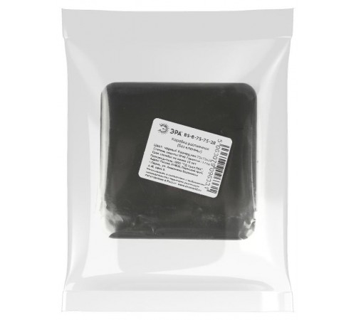 Распаячная коробка  BS-B-75-75-28 75х75х28мм без клеммы черная IP40 BS-B-75-75-28  Б0061809  ЭРА