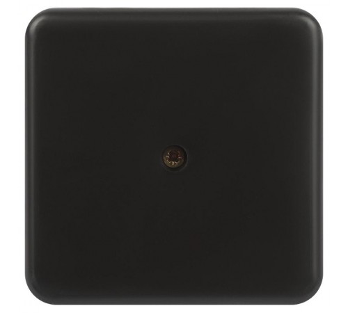 Распаячная коробка  BS-B-75-75-28 75х75х28мм без клеммы черная IP40 BS-B-75-75-28  Б0061809  ЭРА
