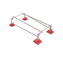 Опорная конструкция для установки оборудования TECHNORAPTOR LIGHTFOOT 1000х2000 тип 1 HD  KM-TR-LTF-SSEI-1000-2000-1 HD  КМ - профиль