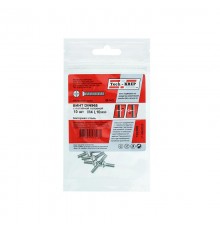 Винт DIN965 с потайной головкой оцинк. М4х10 (10 шт) - пакет ( 0,016 кг)  102988  Tech-KREP