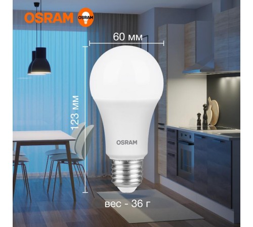 Лампа светодиодная LED Value CL- A 15W/865 230V E27 10X1  4058075579217  OSRAM