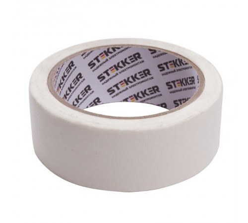 Малярная лента 48 мм, длина 40 м, на бумажной основе, белый  39156  STEKKER