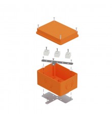Коробка огнестойкая для о/п 40-0351-FR10.0-6 E15-E120 для о/п RAL2004 150х110х90 (6 шт/кор)  40-0351-FR10.0-6  Промрукав