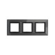 Рамка из металла, "Avanti", темно-серый, 6 модулей  4403856  DKC