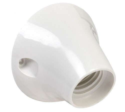 Патрон угловой Е27 пластик белый IEK  EPP13-04-01-K01  IEK