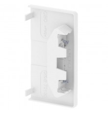 Торцевая заглушка безгалогенового кабельного канала Rapid 80 70x130 мм (ПВХ,белый) (GKH-E70130RW)  6114280  OBO Bettermann